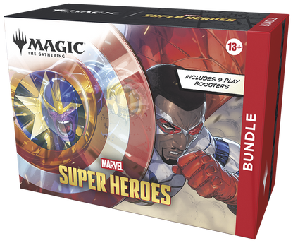 Magic: The Gathering Marvel Super Heroes Bundle alternate packaging angle