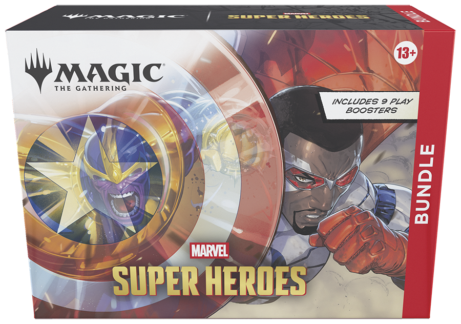 Magic: The Gathering Marvel Super Heroes Bundle front packaging