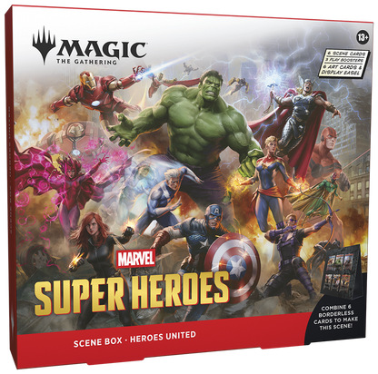 Magic: The Gathering Marvel Super Heroes Heroes United Scene Box official product image
