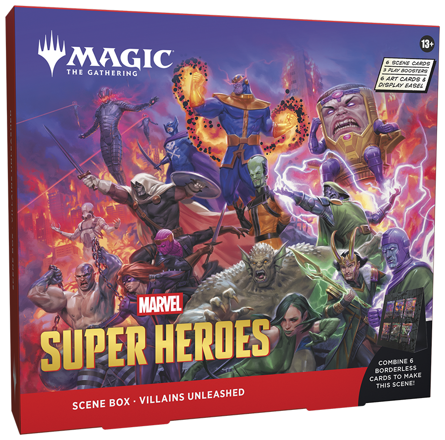 Magic: The Gathering Marvel Super Heroes Villains Unleashed Scene Box official product image