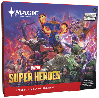 Magic: The Gathering Marvel Super Heroes Villains Unleashed Scene Box official product image