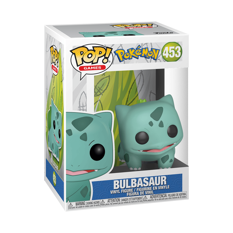 Funko Pop Pokémon Bulbasaur #453 retail box