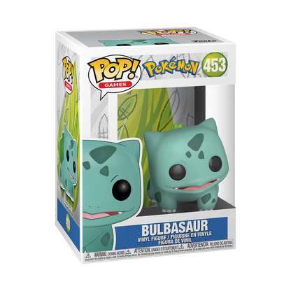 Funko Pop Pokémon Bulbasaur #453 retail box