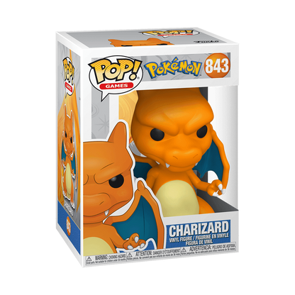 Funko Pop Pokémon Charizard #843 retail box