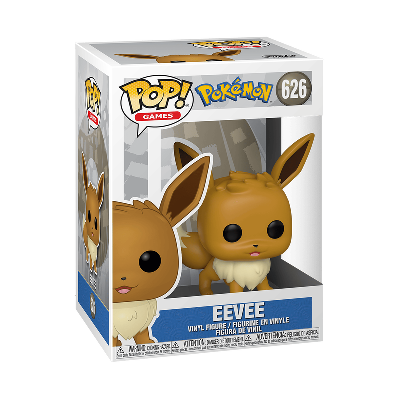 Funko Pop Pokémon Eevee #626 retail box