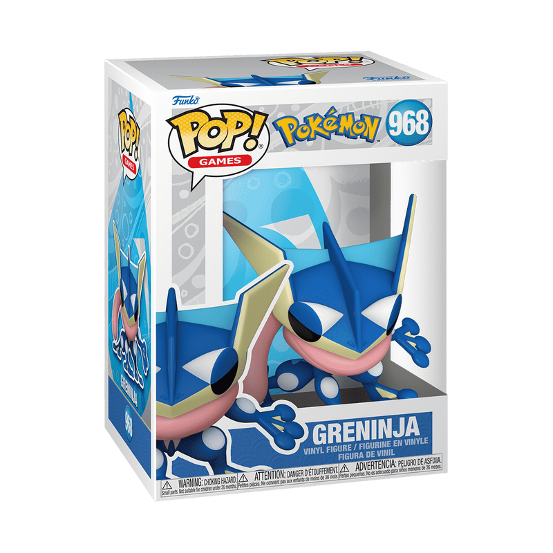 Funko Pop Pokémon Greninja #968 retail box