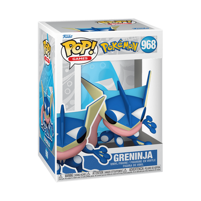 Funko Pop Pokémon Greninja #968 retail box