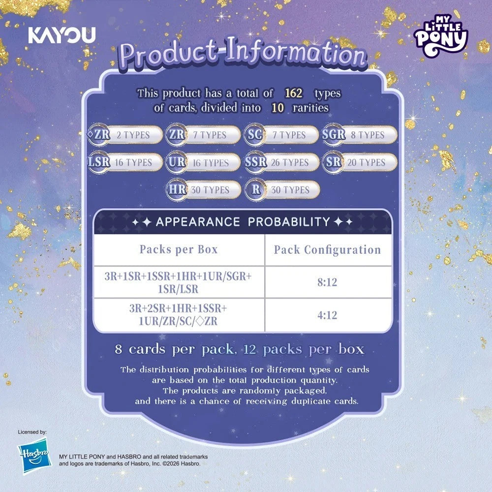 Kayou My Little Pony Friendship Eternal Moon Edition 004A-NA Display Box